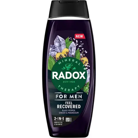 Radox Mineral Therapy 2-in-1 Shower Gel & Shampoo Feel Recovered 450ml