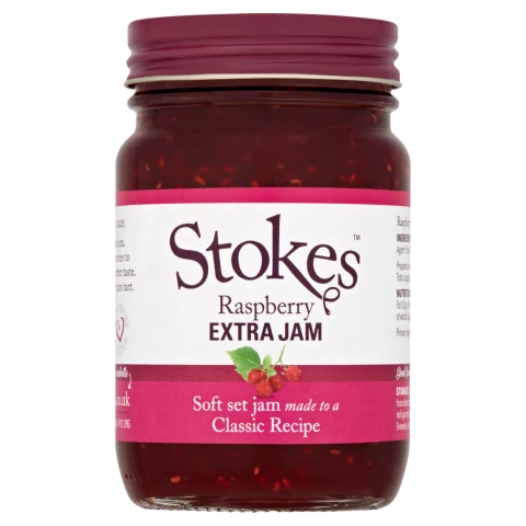 Stokes - Raspberry Extra Jam - 340g