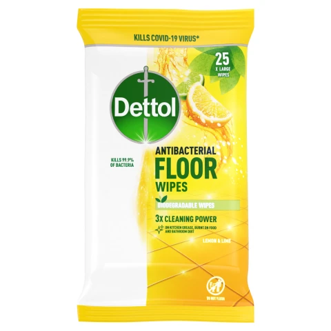 Dettol Floor Wipes Citrus 25 Extra Large Wipes