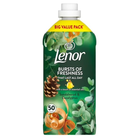 Lenor Fabric Conditioner 50  Washes, Sandalwood & Eucalyptus
