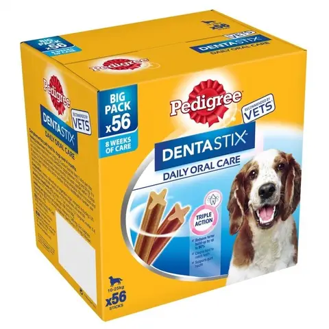 Pedigree Dentastix Medium Dog 10-25kg 56pk