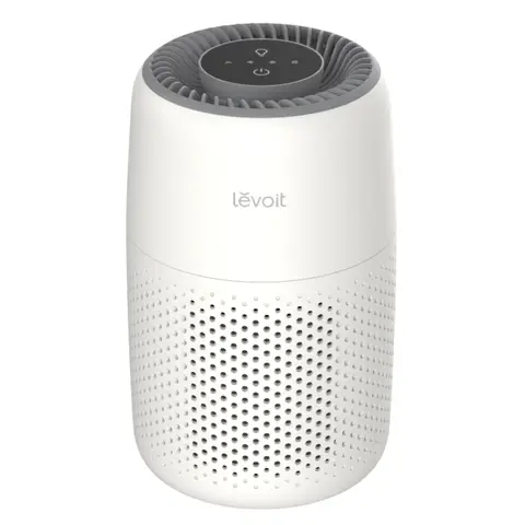 Levoit Core Mini Air Purifier – 3-Stage Filtration, Quiet Operation, Aroma Pad, Compact Design – Night Light Cream White, LAP-C171-QAE