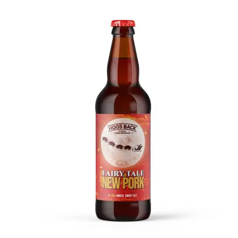 Hogs Back Brewery Fairy Tale of New Pork Smoky Amber Ale 4% ABV