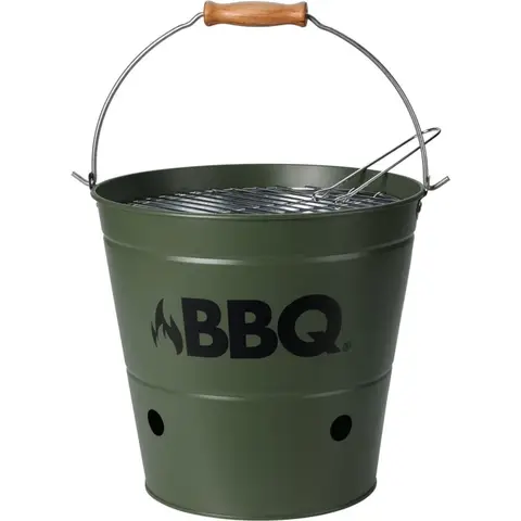 BBQ Collection Barbecue Emmer Diameter 26 cm Olijfgroen