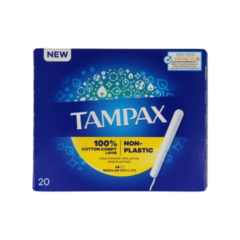 TAMPAX - Tampons Régulier - Lot de 20 tampons