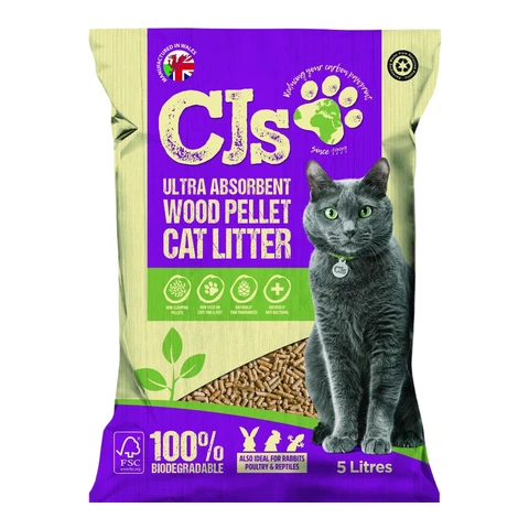 CJs 5L Wood Cat Litter