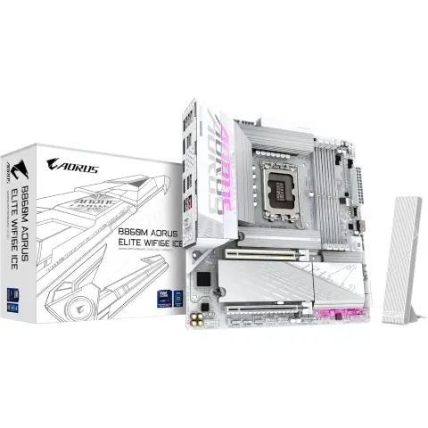 GIGABYTE B860M AORUS ELITE WF6E ICE Motherboard