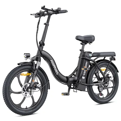 HillMiles MilePort 1 adult E-bike,, 36V 13Ah battery, 250W E-Mountain bike，20-inch fat tire city ebike，Electric Bike MilePort
