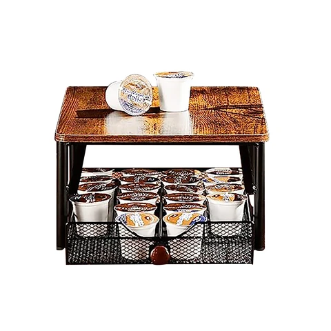 SRD 2 Tier Coffee Pod Holder with Hooks