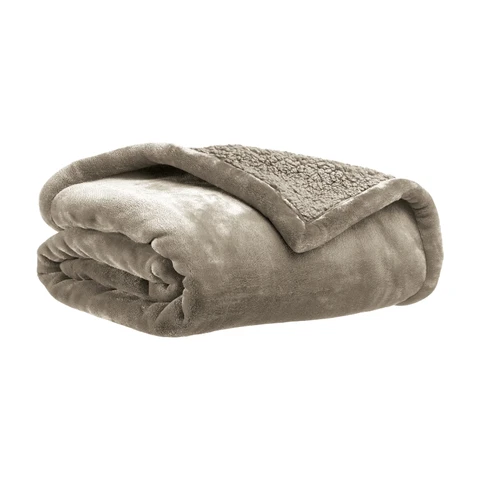 Michka Plaid de couette Galet 220 x 240 cm