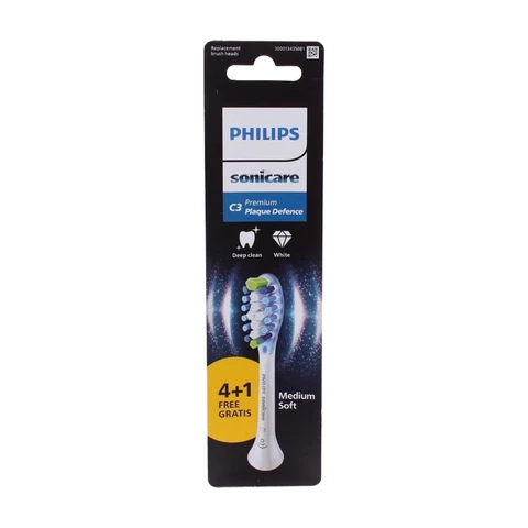 Philips Sonicare Premium Plaque Defence HX9045/87 4+1 Ersatzbürsten Weiß