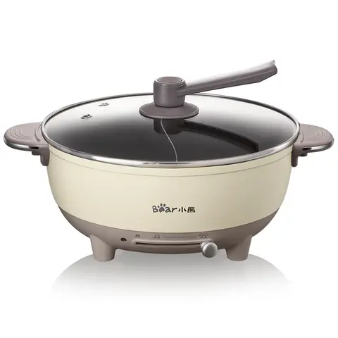Bear Marmite électrique DHG-B60R6 Double cuve 6 L 1500 W 0-210 °C