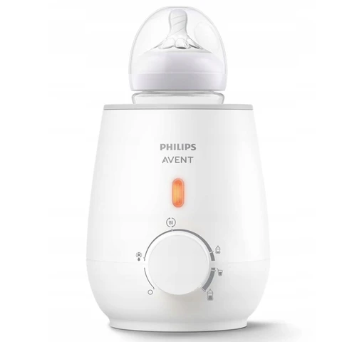 Philips SCF355/09 - Chauffe-biberon - Chauffe en 3 minutes, Décongélation douce, Garde le lait au chaud, Compatible avec tous les biberons Avent