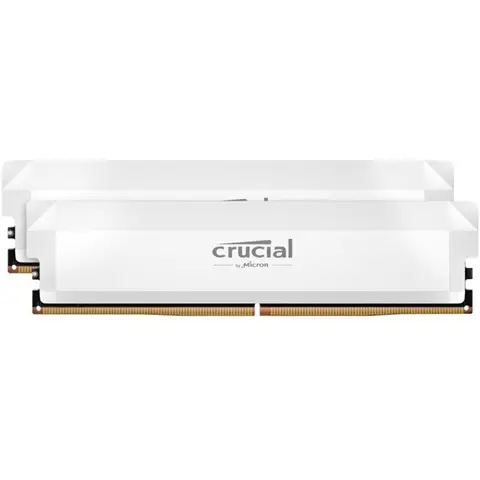 Crucial Pro DDR5 - 32 Go 6000, kit DIMM 2 x 16 Go (CP2K16G60C36U5W) - Blanc