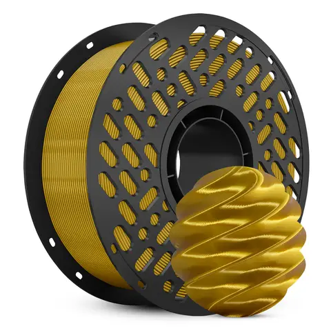 CAILAB PLA Silk 3D-Drucker-Filament, Einfarbig - Gold