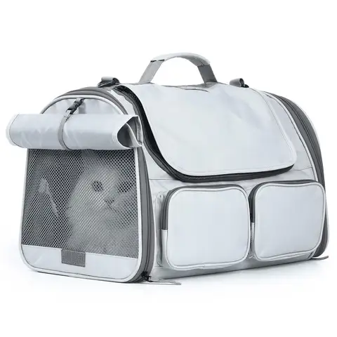 fukumaru Single Shoulder Pet Travel Bag (Gray)