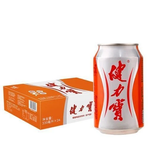 Jianlibao Healthy Orange Flavour Sports Drink 24*330ml