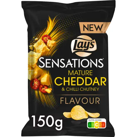 LAY'S Sensations Mature Cheddar & Chili 150g
