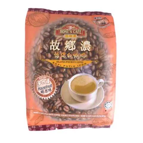 故鄉濃怡保白咖啡3合1-榛子600ml
