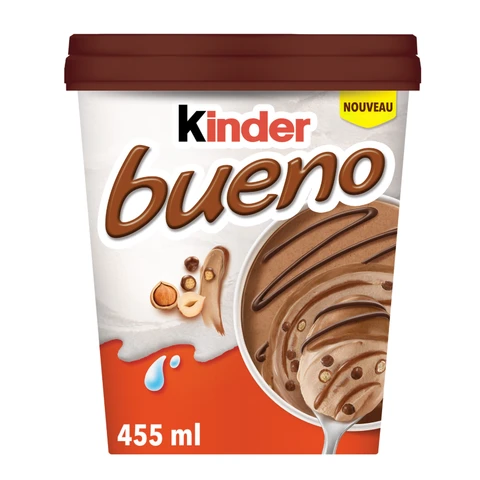 KINDER BUENO Glace en Pot Chocolat Noisettes 285g