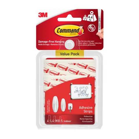 17200 ASSTD ADH REFILL STRIPS PK6