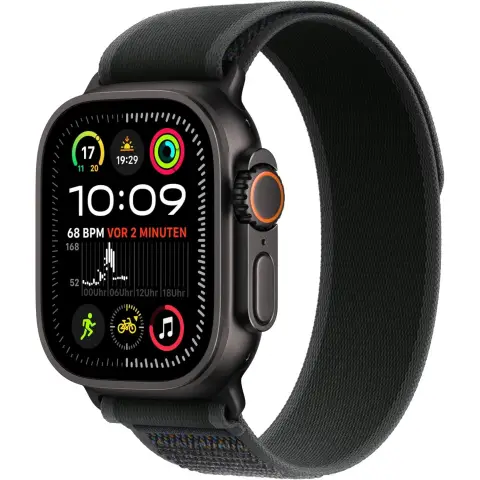Apple Uhr Ultra 2 Black TC Black Trail S/M
