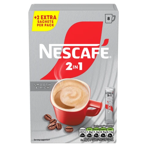 Nescafe Original 2 In 1 8 x 9G