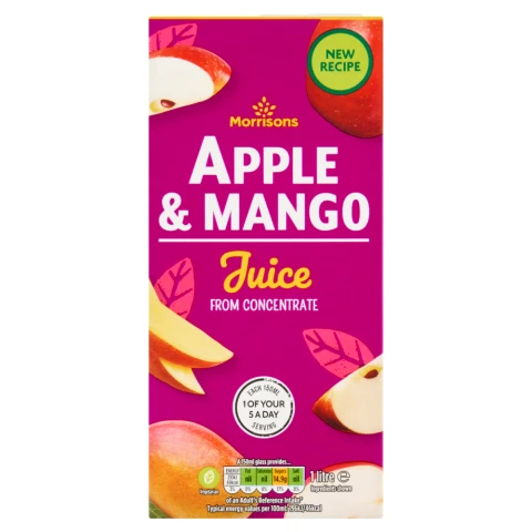 Morrisons Apple & Mango Juice 1l
