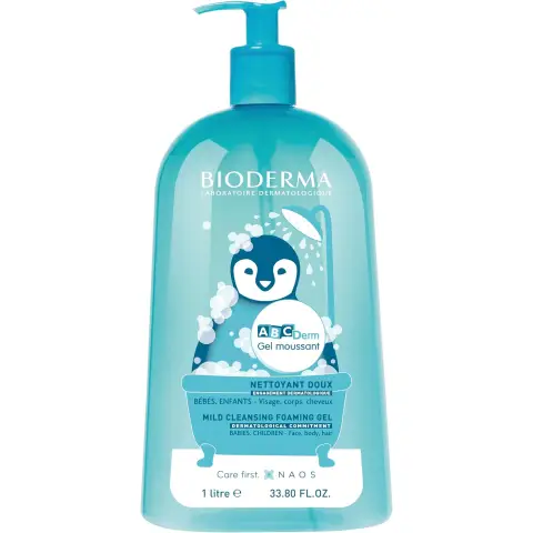 Bioderma ABCDerm Mild Cleansing Foaming Gel 1000 ml