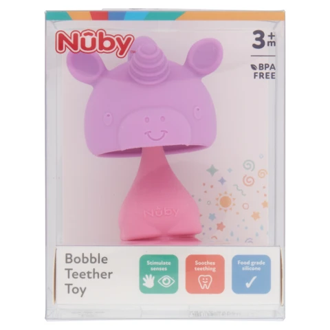 Nûby Bobble Teether Toy 3+ Months (Assorted)