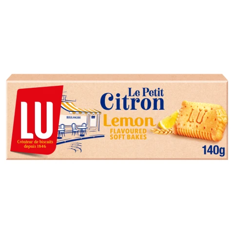 Lu Le Petit Citron Lemon Flavoured Soft Bakes 140G