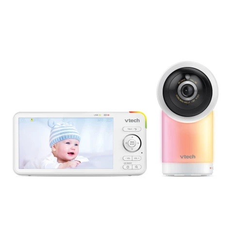 VTech RM5766 HD Smart Video Baby Monitor 5" White