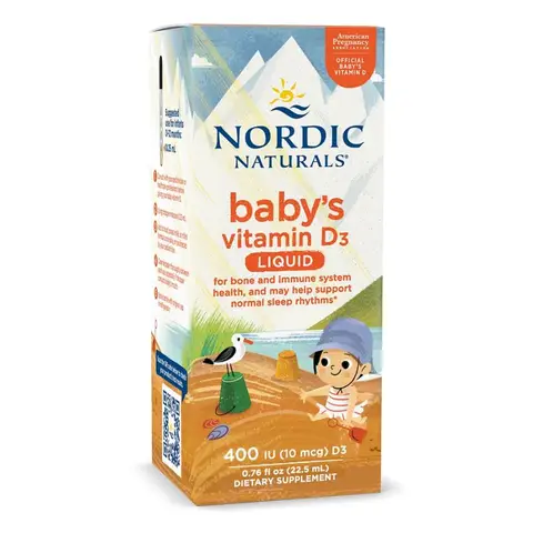 Nordic Naturals Baby's Vitamin D3, 400 IU - 22.5 ml