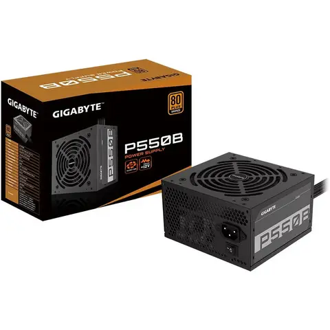 Bloc d’Alimentation Gigabyte P550B 550W ATX 20+4 Broches - Noir