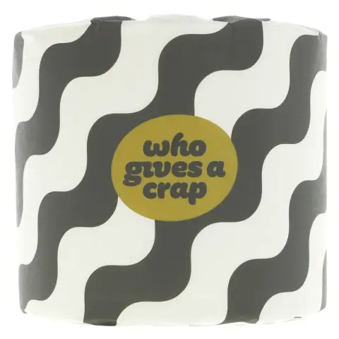 WHO GIVES A CRAP - Toilet Tissue ExtraSoft Bamboo - Bamboo,Double Length,370sheets - 1 PACK