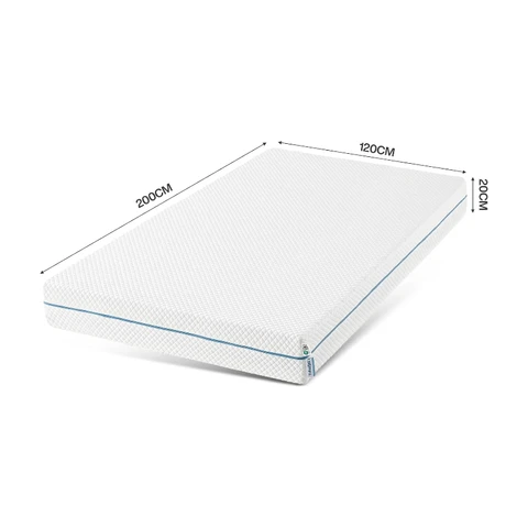 Tribesigns Kaltschaummatratze, 120 x 200 cm, 7-Zonen H3 mittelfest mit atmungsaktivem, waschbarem Bezug, Höhe 20 cm, ergonomisches S-förmiges Keildesign für mehr Halt, rückenschonend