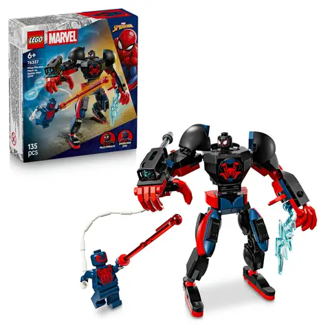 LEGO Super Heroes 76337 Miles Morales Mech vs. Spider-Man 2099