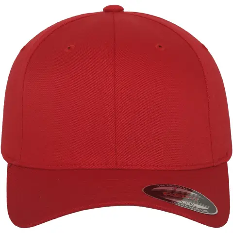 Flexfit Wooly Combed Cap rot S/M