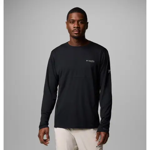 Columbia Cirque River Pro Men's Long Sleeve Crew Shirt - Black