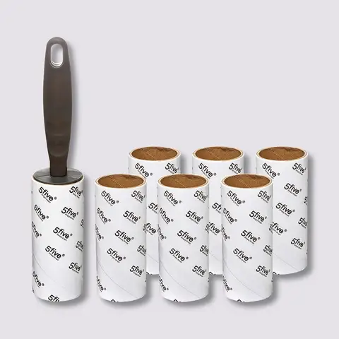 5five Plakroller Set - Grijs, in totaal 7 stuks
