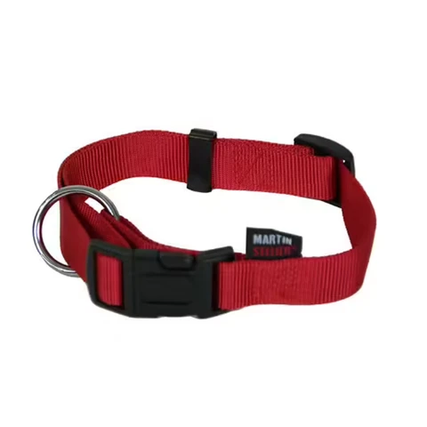 MARTIN SELLIER Basic halsband nylon rood 20-30x1 cm
