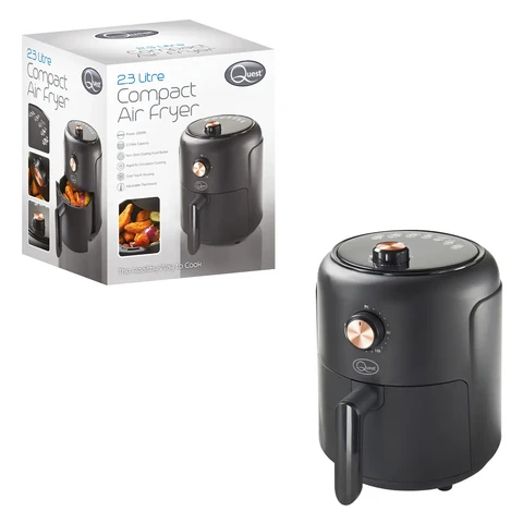 Quest 2.3L Compact Air Fryer cooking, free, perfect, compact, rapid, circulation – 33870