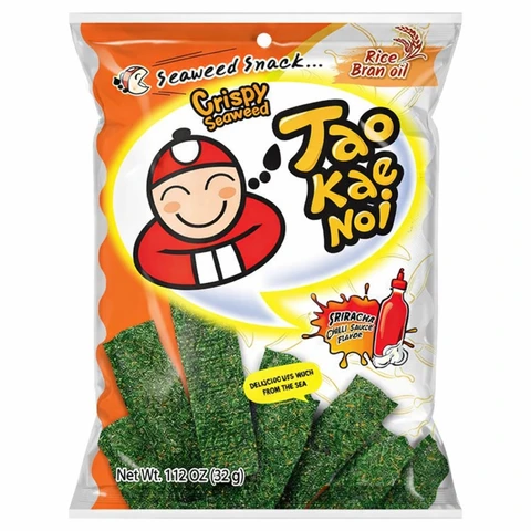 Tao Kae Noi Crispy Seaweed Sriracha Chilli Sauce Flavour 32g