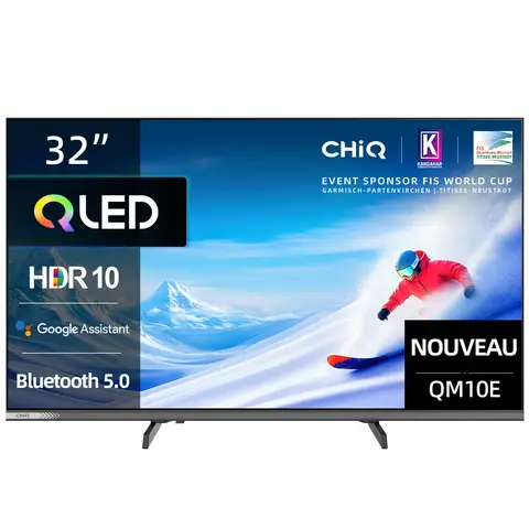 CHiQ QLED Pro TV L32QM10E Full HD Google TV - 32 pouces