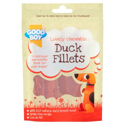 Good Boy Duck Fillets 70g