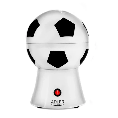 Adler AD 4479 Popcornmaschine 20.5x20.5x29.3 cm 1 Einheit Weiß Fettfreie Zubereitung Deckel als Schüssel verwendbar