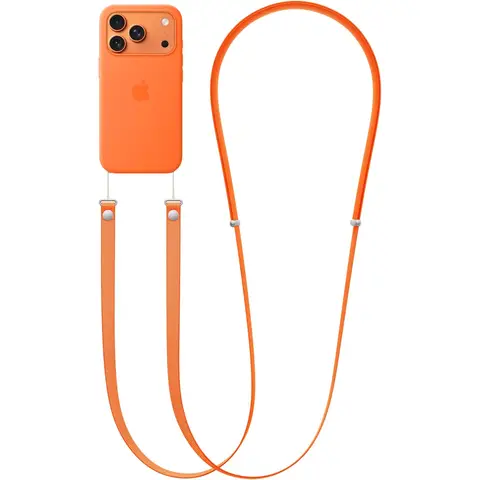 Apple - iPhone Crossbody Strap - Orange