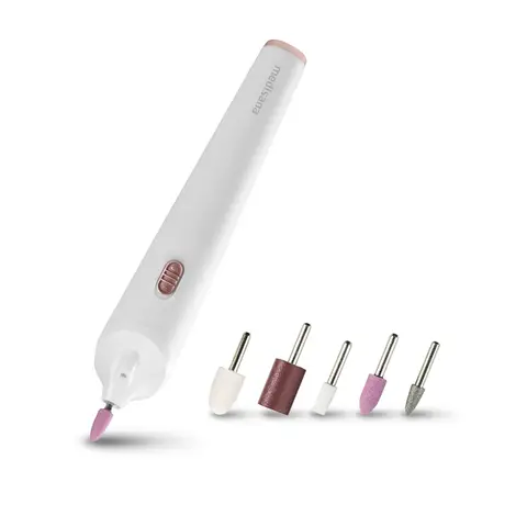 medisana MP 900 Kabelloses Maniküre- und Pediküre-Set mit 5 Aufsätzen und Standfuß, batteriebetrieben