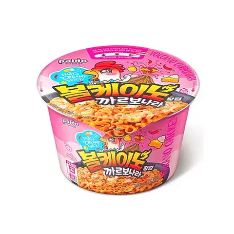 Paldo Volcano Carbonara Chicken Noodle King Cup (105g)