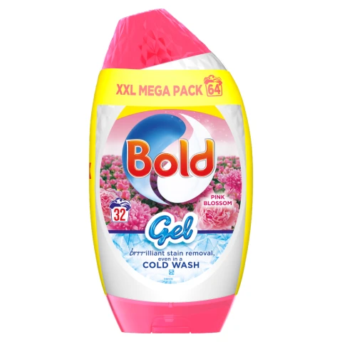 Bold Pink Blossom Liquid Laundry Detergent 64 Washes 2.112 L